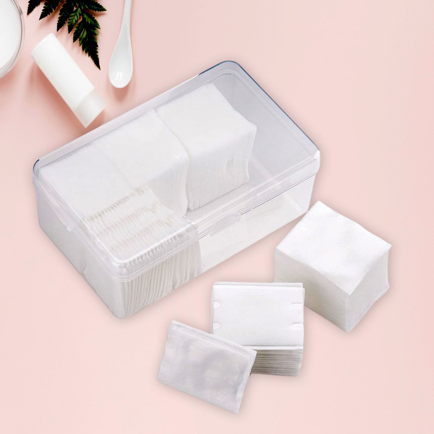 12620 Ultra Thin Makeup Facial Cotton Pads, Soft Lint Free Dry Nails / Lips / Eyes Polish Remover Pads, Square Cosmetic Beauty Cotton Pads, Non-woven Cotton Makeup Remover (1000 Pcs Set) 12620 Ultra Thin Makeup Facial Cotton Pads, Soft Lint Free Dry Nails / Lips / Eyes Polish Remover Pads, Square Cosmetic Beauty Cotton Pads, Non-woven Cotton Makeup Remover (1000 Pcs Set)